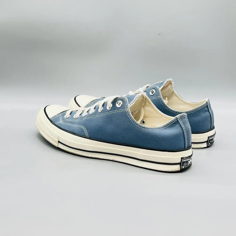 Converse Shoes Mens 10 Blue Canvas Chuck Taylor All Star Sneakers Comfort Casual - Picture 5 of 10
